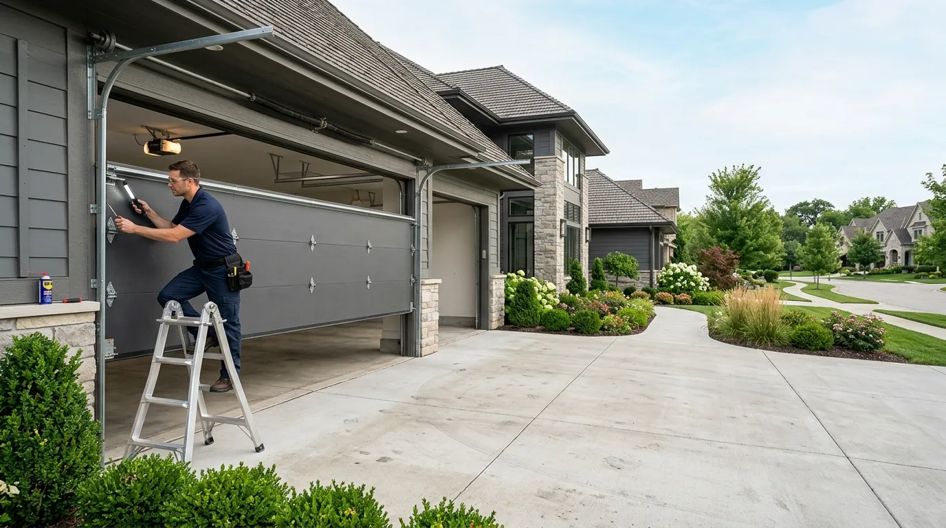 Garage Door Service for Hemlock Homes in Midland