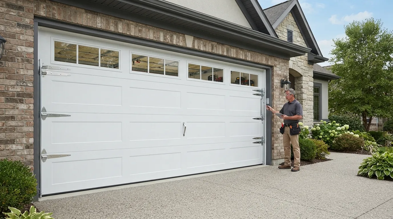 New Garage Door Installation for Breckenridge Homes in Midland